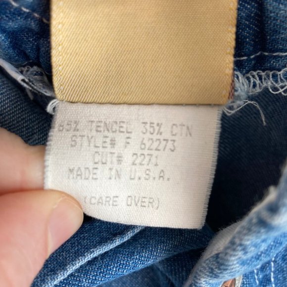 Free Wear Womens Button Fly Designer Denim Skirt 8 - Picture 4 of 8